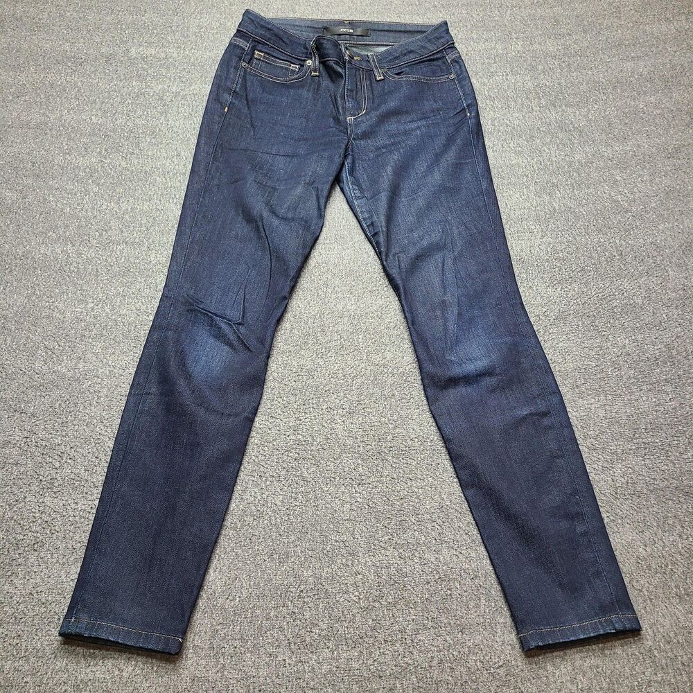 Joe's Jeans The Skinny Ankle Jeans Womens 27 Dark Wash Blue Stretch Denim‎ Slim